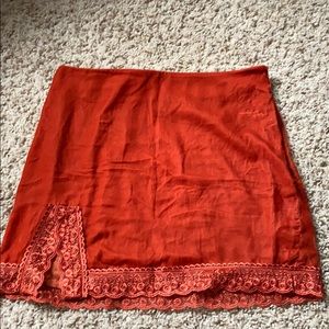 Urban Outfitters Velvet Skirt